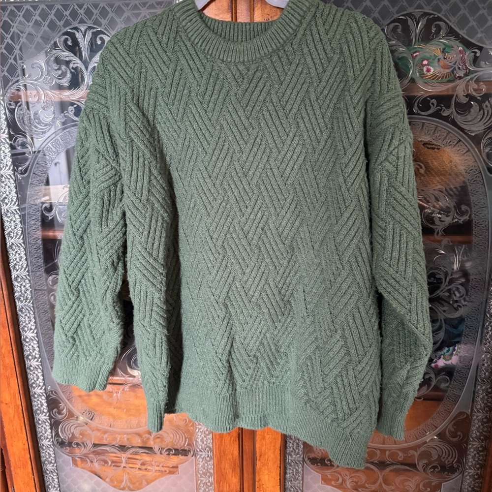 Aelfric Eden Green Heavy Sweater